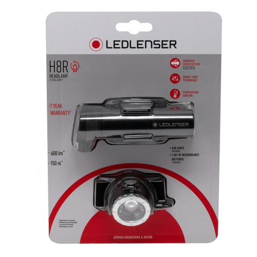 Lanterna de Cabeça Ledlenser H8R 600 lúmens